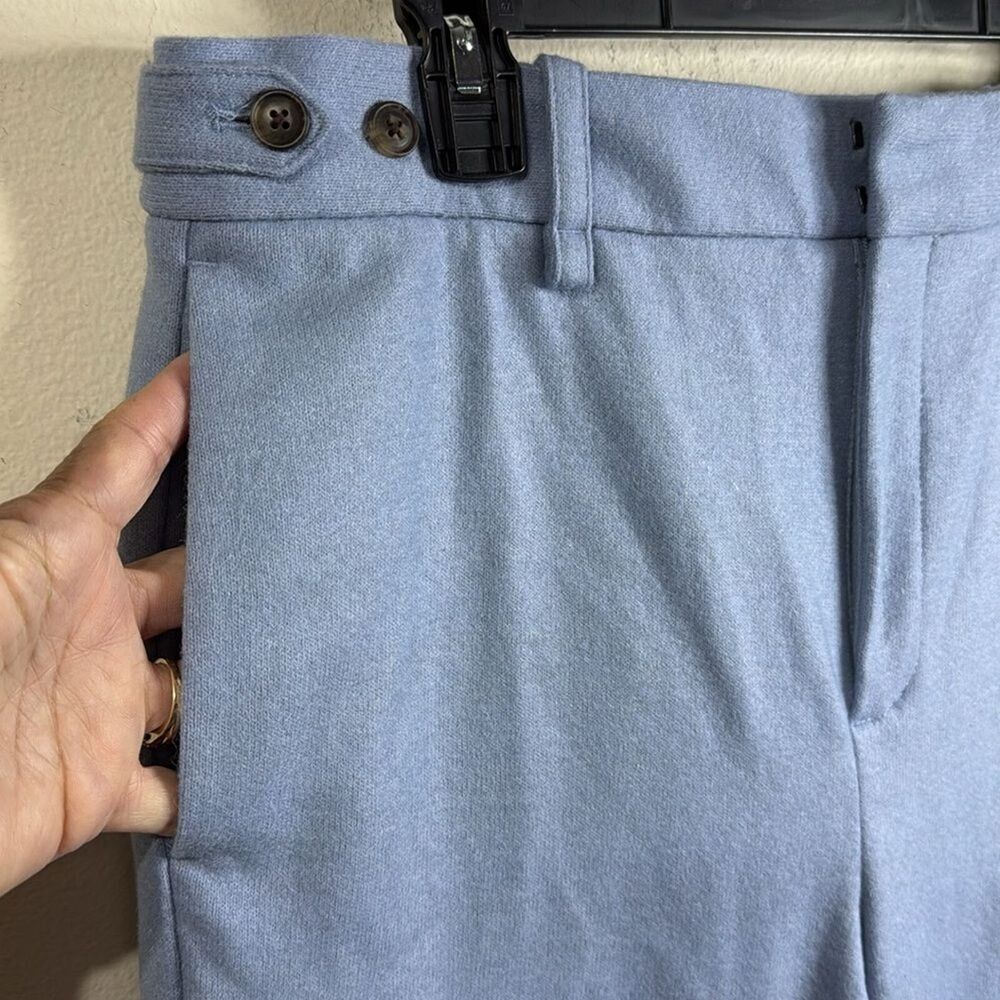 (R) Banana Republic Italian Wool Blend Wide Leg Pant, Blue SIZE 14 S br #773535 - Picture 6 of 11